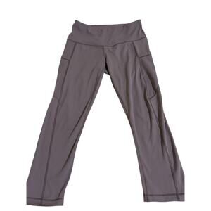 90 Degree by Reflex Gray Activewear Legging Pants Women's Size Small